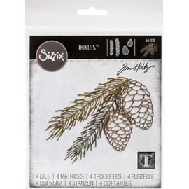 Tim Holtz - Sizzix SIZZIX THINLITS Dies BRNCH, Pine Branch