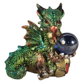 Nemesis Now Hatchling Treasures Set of 4, 5.5cm, Resin, Multi-Coloured