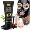 Complete Blackhead Removal Kit: Charcoal Peel Off Mask, Brush, and Pimple Extractors - Deep Cleansing for Face, Nose, Pores, and Acne - Suitable for All Skin Types - 3.5 Fl.oz