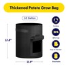 iPower Potato Grow Bags with Flap 4 Pack 10 Gallon,