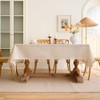 Anaado Cotton Table Cloth for Dining Table 4 Seater, Linen