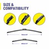 5 PLUS 28" + 16" Wiper Blades Replacement For TOYOTA