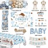 DataMoon Cowboy Baby Shower Decorations for Boy, All-in-One Set