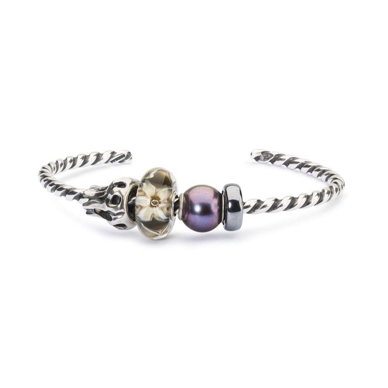 Trollbeads Silver 925 Bead Peacock Pearl
