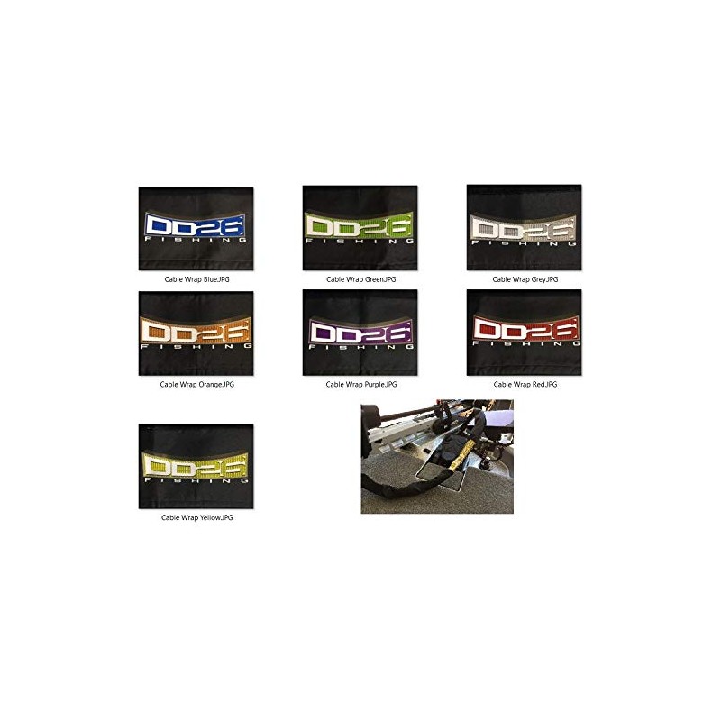 DD26 Fishing Trolling Motor Cable Wrap (Orange)