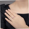 FOMIYES 5sets Moonstone Ring for Women Engagement Jewelry Lightweight and