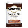Danish Oil Wood Finish, Light Walnut, 1-Qt.