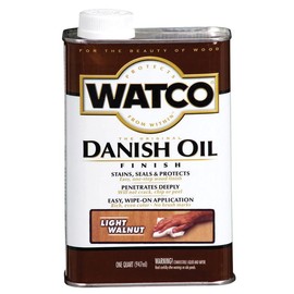 Danish Oil Wood Finish, Light Walnut, 1-Qt.