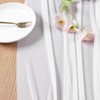 MEKOTRIN Wedding Arch Draping Fabric, 2 Panels 28"x20ft Chiffon Fabric