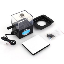 Zerone Water Cooling Pump, Sc-300t 12v DC Ultra Quiet 4W Reservoir .300L/h for PC CPU Liquid Cooling