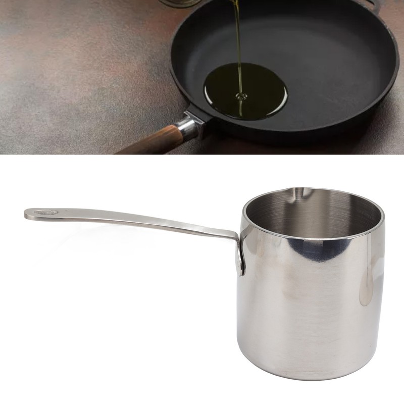Butter Warmer Pot Quick Heat Conduction Three Layers Stainless Steel
