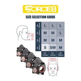 Force 8 Half-Mask Medium (Mask only) (JSP BHT003-0L5-000)
