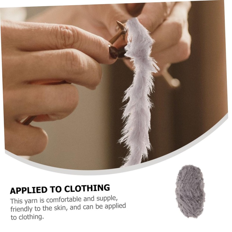 Hohopeti 1 Roll Acrylic Yarn Skin Friendly Hand Knitting Yarn