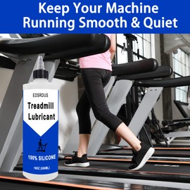 EDSRDUS Treadmill Belt Lubricant 100% Silicone Oil Ideal for All Treadmill Brands Extend Lifespan Easy to Apply with Both a Precision Twist Cap and an Application Tube