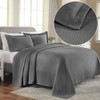 Superior 3 Piece Solitaire Cotton Bedspread Set, Home Bed Decor,