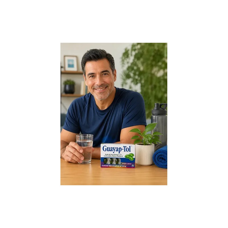 Suplemento Con Omega 3 Y 6 + Eucalipto Menta Y