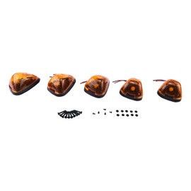 YUXSOUQ 5Pcs Roof/Cab Clearance Running Light Lamp 6C3Z-15442-A Compatible with Ford F250 F350 Super Duty 1999-2016, Amber(5 pack)