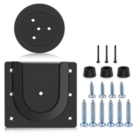 Universal Rotating Dartboard Wall Mount Set for Steel Dartboards - Wall Mount Holder with Hanging Accessories, Black
