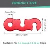 30 Pack Aluminum Alloy Guyline Tensioners for Outdoor Camping