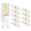 10Pcs G9 Base LED Light Bulbs 1.5W AC110V BiPin Bulb