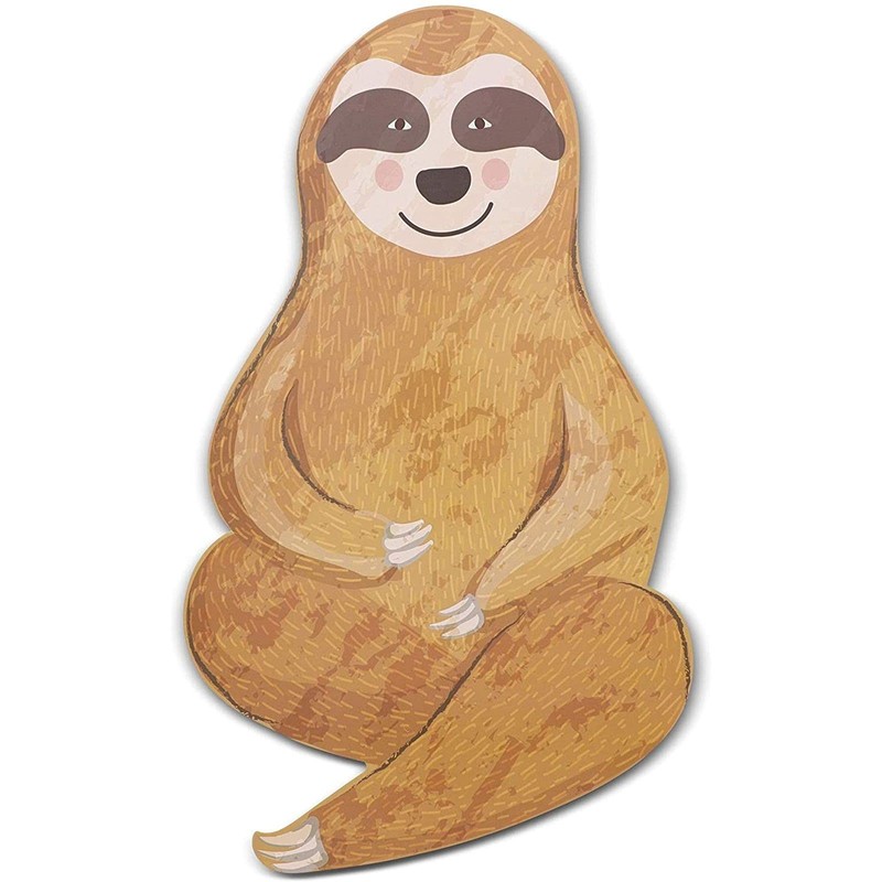 BLUE PANDA Jungle Safari Animal Paper Cutouts (12-Count) for Party