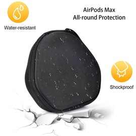 Bavane Case for Airpods Max Headphones, Hard Organizer Portable Carry Storage Bag, Travel Carrying Case, Waterproof Storage Bag for AirPods Max Protective Portable Storage Bag (Cloth Cover)