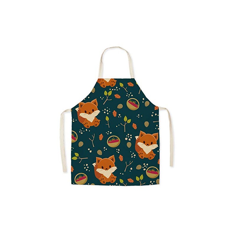 Eyands Kids Apron for Cooking and Baking - Cute Linen