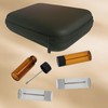 HNOYGNU 5 Pcs Leak-proof Mini Glass Bottles Set, Portable Travel