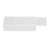 12 Holes Rectangular Flowers Vase With LED Light Clear Acrylic