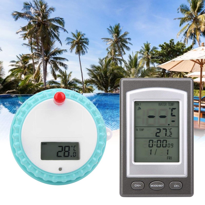 Wireless Digital Pool Floating, Thermometer Water Temperature Swimming Spa Bathtub