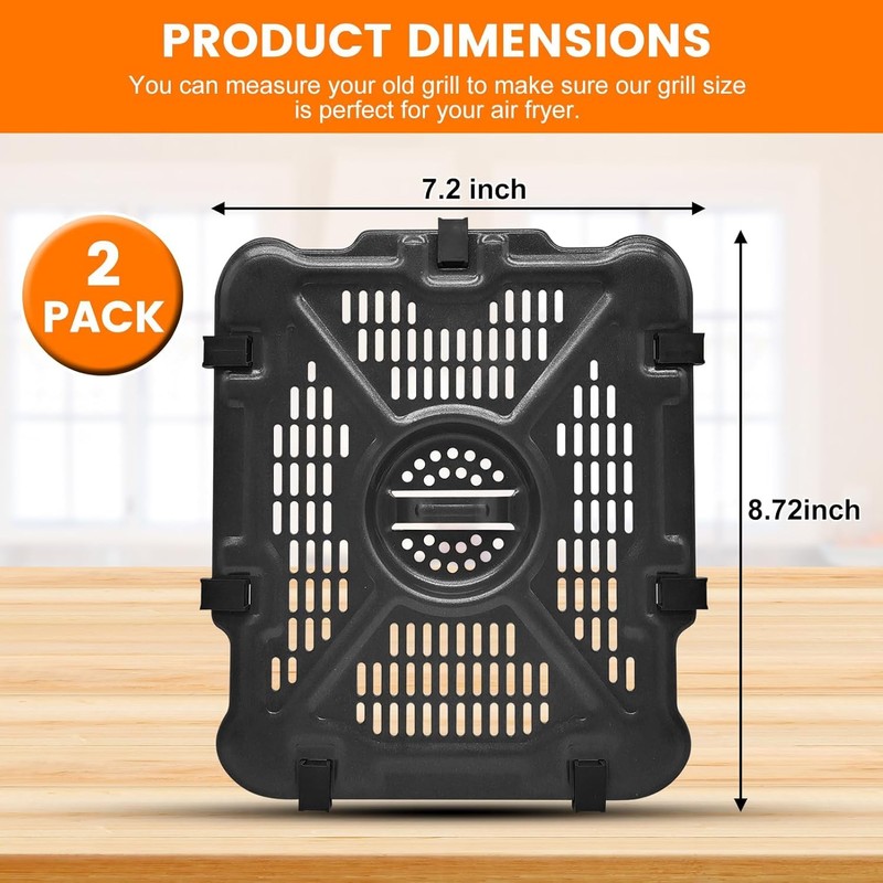GCQ Air Fryer Grill Pan for Ninja SL201 SL401 SL451