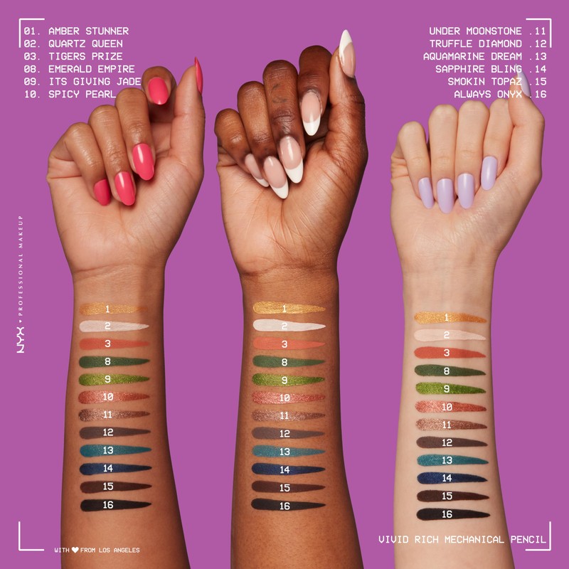 NYX PROFESSIONAL MAKEUP Mechanical Eye Pencil, Vivid Rich Mechanical, Creamy