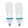 Skytex 2pcs 135W Light Bulb 5500K CFL Daylight Spiral Softbox
