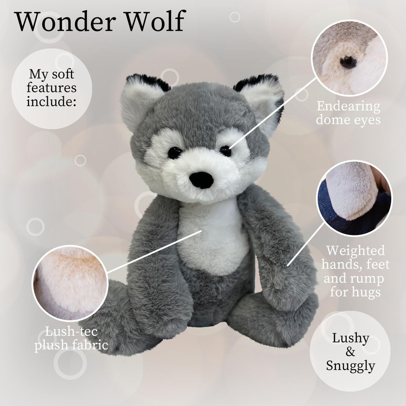 World's Softest Lushees 16" Wonder Wolf