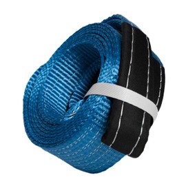 HiGear 9 Ton 3 Inch X 10 Ft. Polyester Tow Strap Rope 2 Loops 14,000lb Towing Recovery (3in 10ft 3x10, Blue)
