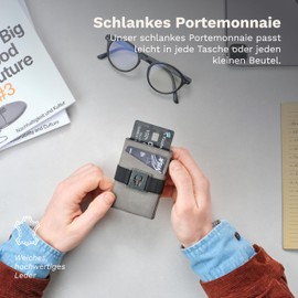 DONBOLSO Las Vegas Wallet, Vintage grey, Vintage