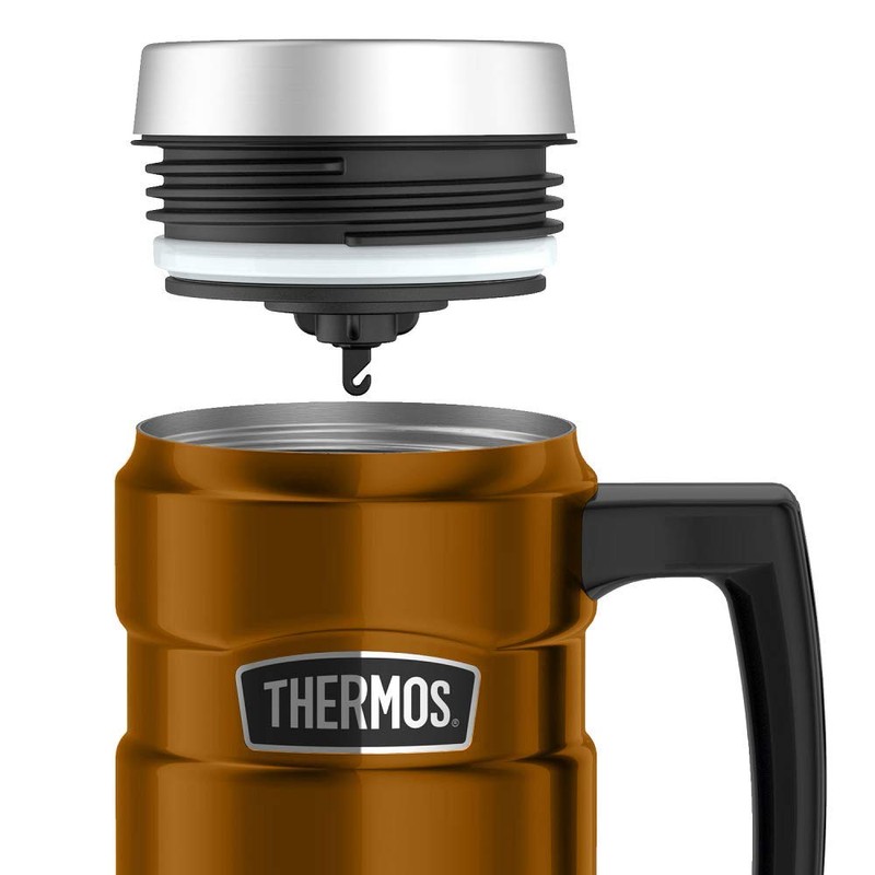 THERMOS Stainless King Travel Mug, Copper, 470 ml