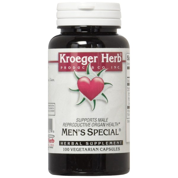 Kroeger Herb Men's Special Capsules, 100 Count