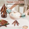 KEHHVCY Wooden Trivets for Hot Dishes, Wooden Tree Trivet Set,