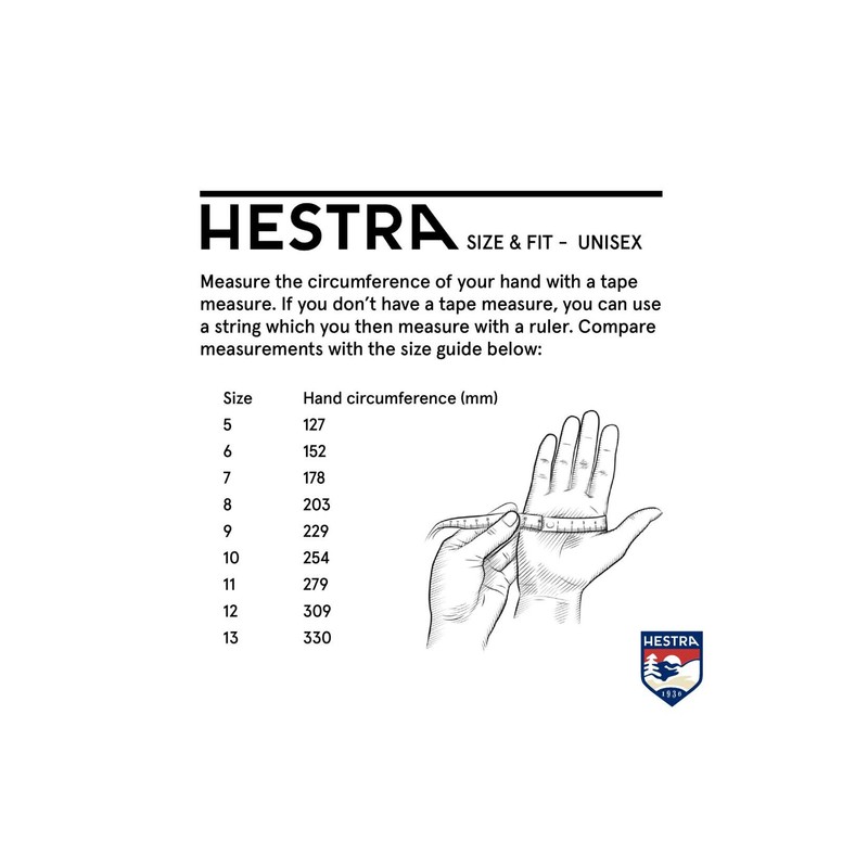 Hestra Apex Reflective Long Bike Glove - 5-Finger Glove for