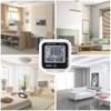 ALLOSUN Digital Thermometer Hygrometer Indoor Humidity Greenhouse Temperature Monitor Alarm