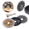 Circular Saw Blade, 3 Pcs 54.8mm HSS Mini Cutting Blade