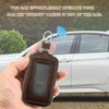 HARFINGTON Car Key Fob Case Leather RFID Smart Key Chain