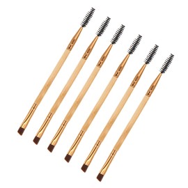 FOMIYES 6pcs Eyebrow Brush Mascara Brush Eyelash Brow Makeup Eye Powder Brush Eye Brow Brush Spoolie Brush Skull Stationary Long-lasting Makeup Brush Angled Eyebrow Brushes for Make up