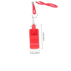 BESPORTBLE 3-Piece Emergency Whistle Kit Survival Whistle Pendant Compact Design for for Camping