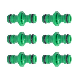 HAFRILY Gardena Hose Coupling 1/2 Inch for Garden Hose Coupling for Gardena Hose Connector Connection Extension Double-Sided Coupling (Green)