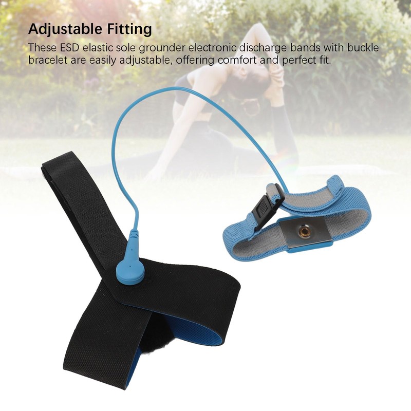 2 Pcs ESD One Size Fits All Anti Static Heel
