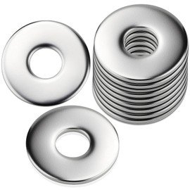 XRXYMQ Pack of 60 Washers Stainless Steel A2 V2A M10 x 25 mm Large Washers Stainless Steel Body Washers Flat Washers Washers M10 for Screws Threaded Rod Nuts