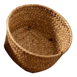 ABOOFAN Woven Storage Basket Multi Functional Wear Resistant Fruit and Sundry Organizer for Home Decor Stylish Desktop Container Farmhouse Style