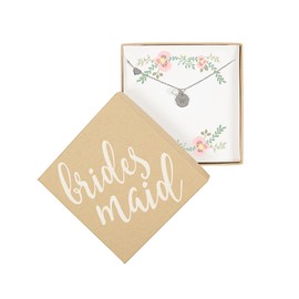 Cathy's Concepts Silver Bridesmaid Heart Pearl Initial Charm Bracelet Gold, Petite